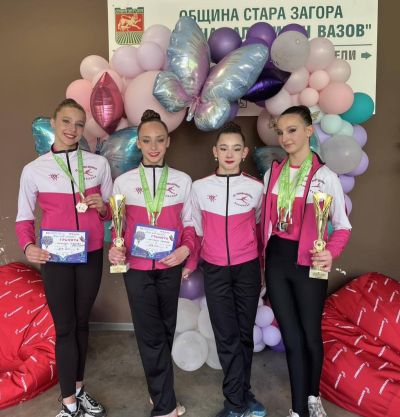 Казанлъшките гимнастички с блестящо участие на турнира „Фея под липите“