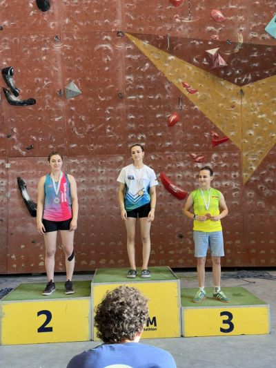 Косара Костова от клуб „Селт“ се качи на почетната стълбичка на Държавното по спортно катерене