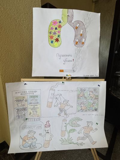 Чрез образователни инициативи ОУ „Св. Паисий Хилендарски“ показа вредата от употребата на цигари, алкохол и наркотици