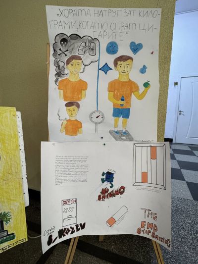 Чрез образователни инициативи ОУ „Св. Паисий Хилендарски“ показа вредата от употребата на цигари, алкохол и наркотици
