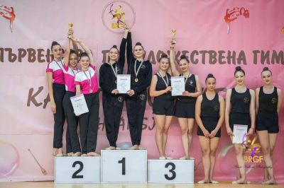 Гимнастичките ни са държавни вицешампионки