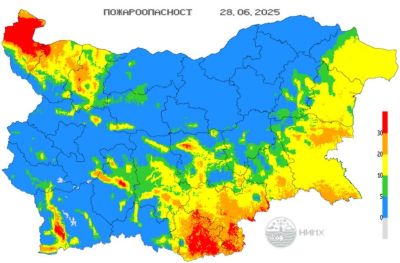 Опасно време за област Стара Загора 
