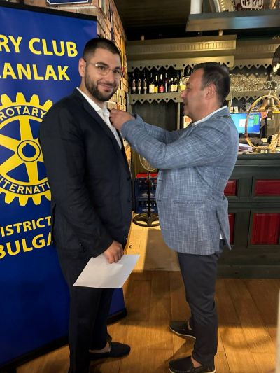 Костадин Зарев е новият президент на Ротари клуб Казанлък