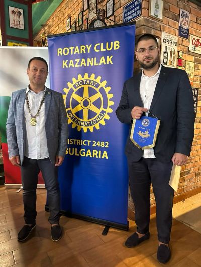 Костадин Зарев е новият президент на Ротари клуб Казанлък