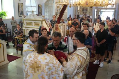 Митрополит Киприан ръкоположи нов дякон по време на Илинденската литургия в Казанлък