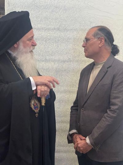 Изложбата “Архангелско опрощение“ на художника Андрей Янев бе открита в Бачковския манастир 