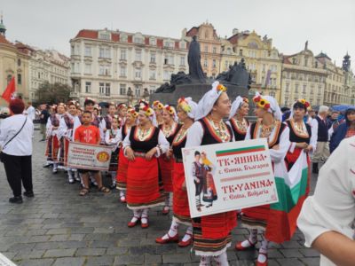 Достойно представяне на ТК “Янина“ на международния фестивал “Blue diamond“ в Прага, Чехия