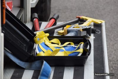 Демонстрации на действия при ПТП и битови пожари - РСПБЗН Казанлък