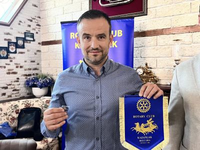 Валентин Кралев е новото попълнение в Ротари клуб - Казанлък / Новини от Казанлък