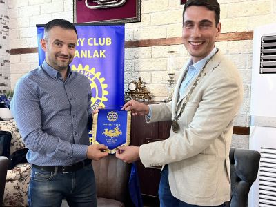 Валентин Кралев е новото попълнение в Ротари клуб - Казанлък