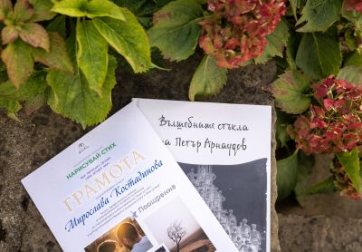 Мирослава Костадинова от ПГЛПТ с награда от Националния конкурс “Нарисувай стих“