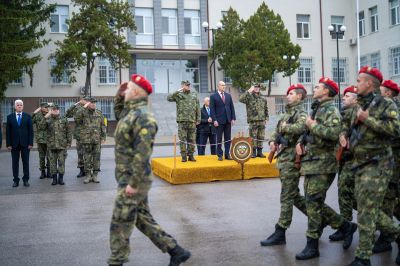 Президентът на Република България посети 61-ва Стрямска механизирана бригада
