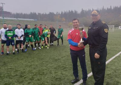 Отборът на ОДМВР-Стара Загора спечели първо място на турнира по футбол по повод празника на Българската полиция