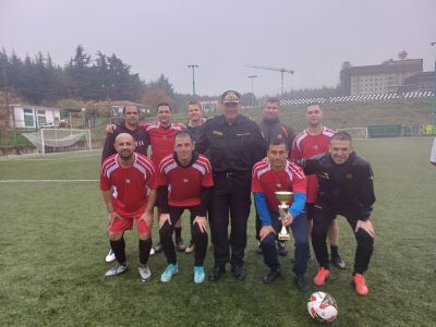 Отборът на ОДМВР-Стара Загора спечели първо място на турнира по футбол по повод празника на Българската полиция
