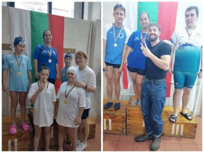 Казанлъшките плувци с купа и медали от турнира „Плуваме заедно“