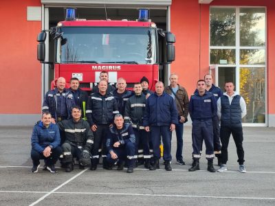 След 37 години служба в РСПБЗН - Казанлък мл. инспектор Здравко Иванов се пенсионира