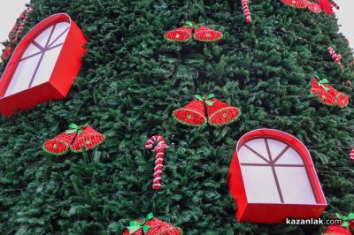 Грейнаха светлините на коледната елха в Казанлък 