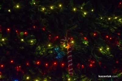 Грейнаха светлините на коледната елха в Казанлък 