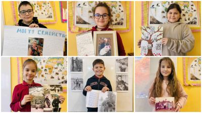 Учениците от 3.а клас на ОУ „Мати Болгария“ изработиха проекти за семейната си история / Новини от Казанлък