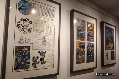 Новата изложба на казанлъчанина Георги Гечев – личен разказ в комикси за творческия път на артиста и неговите житейски преживявания