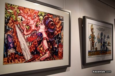 Новата изложба на казанлъчанина Георги Гечев – личен разказ в комикси за творческия път на артиста и неговите житейски преживявания