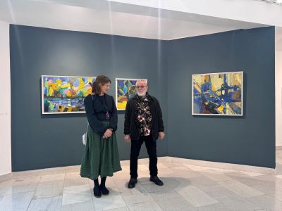 Художникът Румен Петков представи в Казанлък новата си изложба „Завръщането“