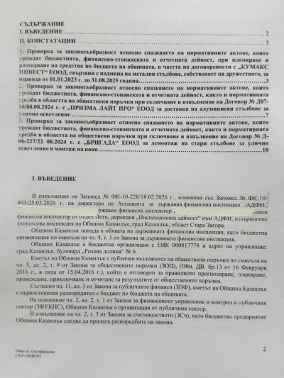 АДФИ: Няма злоупотреби със стълбовете в Казанлък