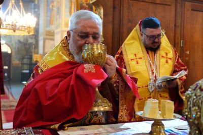 На Светли понеделник - митрополит Киприан служи в храм-паметника “Рождество Христово“