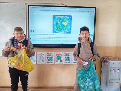 С различни инициативи ОУ „Чудомир“ отбеляза Деня на Земята