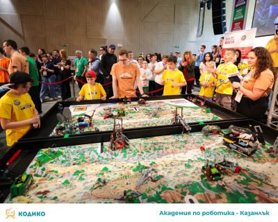 Национално отличие за момчетата от Академия по Лего роботика Казанлък