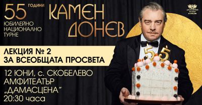 Камен Донев представя “Лекция №2 за всеобщата просвета“ на сцената в Етнографски комплекс “Дамасцена“ / Новини от Казанлък