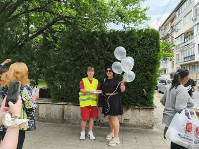 Ученици от ОУ „Мати Болгария“ се включиха в кампания за пътна безопасност