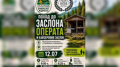 Brothers GYM и клуб за пешеходен и културен туризъм “Енинско ждрело” към НЧ “Братство 1869” канят на поход / Новини от Казанлък