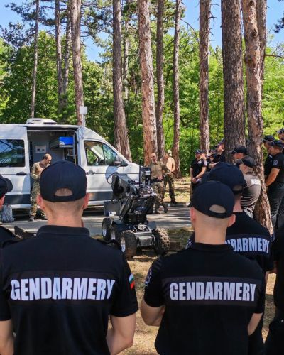 Кандидат-полицаите в ЦСПП-Казанлък се обучаваха за противодействие на терористични заплахи 