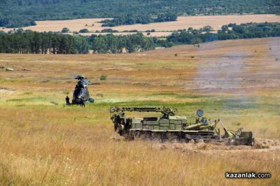 Тактико-специално учение за действия при възникване на горски пожар - УЦ “Тюлбе“ Казанлък 