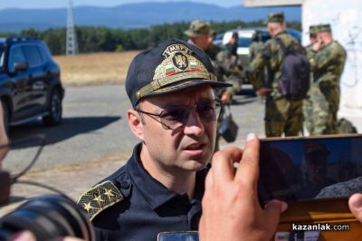 Тактико-специално учение за действия при възникване на горски пожар - УЦ “Тюлбе“ Казанлък 