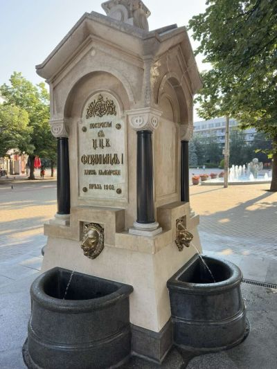 Царската чешма в Казанлък отново функционира 