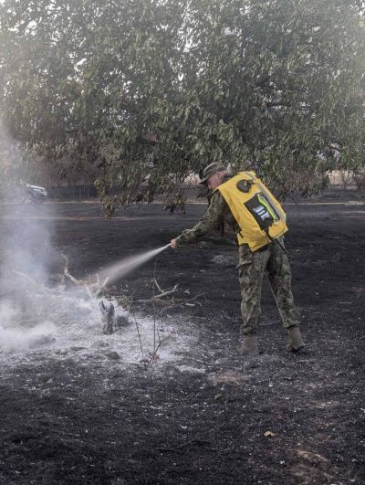 Ситуацията след пожара край Горно Сахране се нормализира
