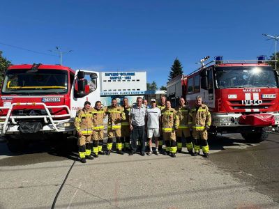 Пожарникари демонстрираха техника и умения в Павел баня  / Новини от Казанлък