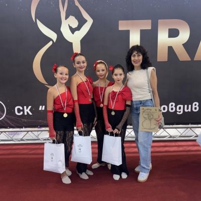 Гимнастичките на СК „Розова долина“ с призови места в Пловдив