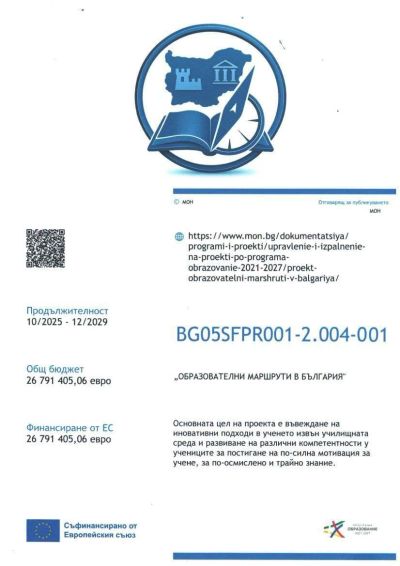 Ученици от Хуманитарната гимназия в Казанлък се докоснаха до природното и културното наследство на Северозападна България
