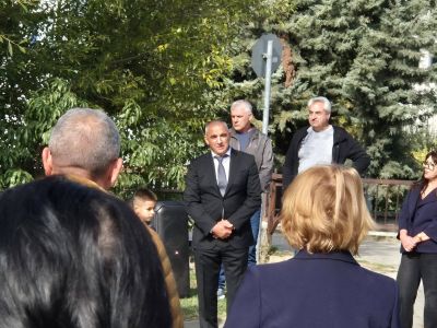Кметът на Гурково Кънчо Папазов даде старт на изграждането на нова подпорна стена на река Лазова / Новини от Казанлък