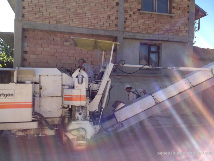 Започна асфалтирането и в Крън