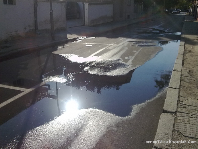 Водопреносната мрежа в Казанлък е най-големия враг на пътищата!