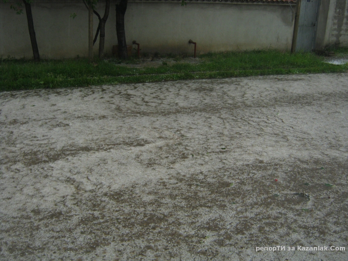 Силна Градушка валя в село Енина