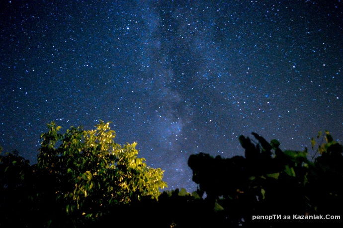Млечният път над Средногорово