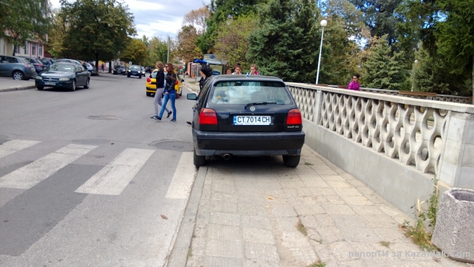 Паркирал като идиот