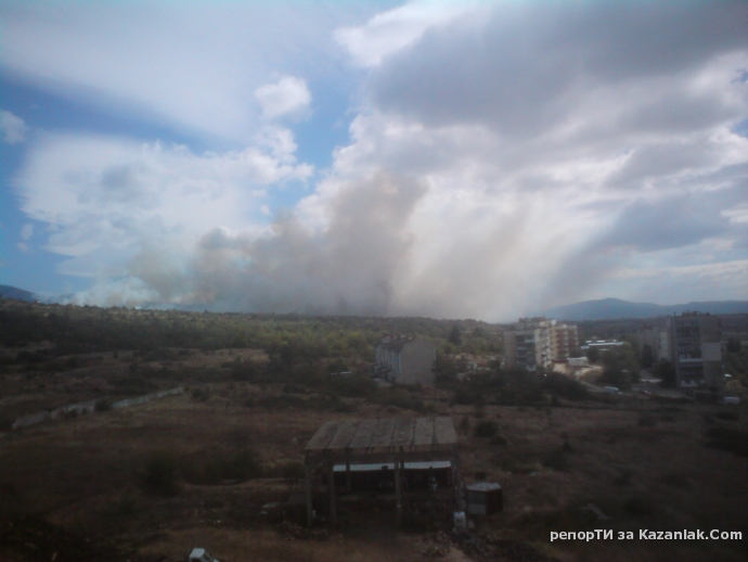 Пожар на полигона