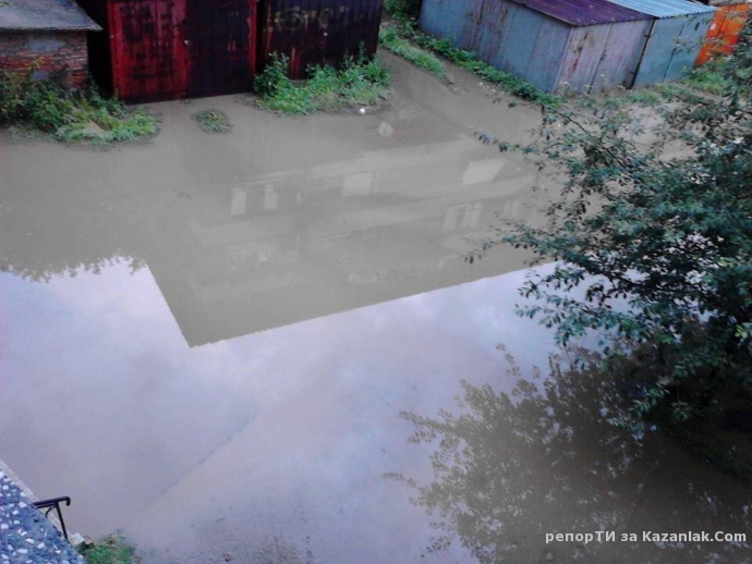 Улица ”Тракия” 5 е винаги така след порой!