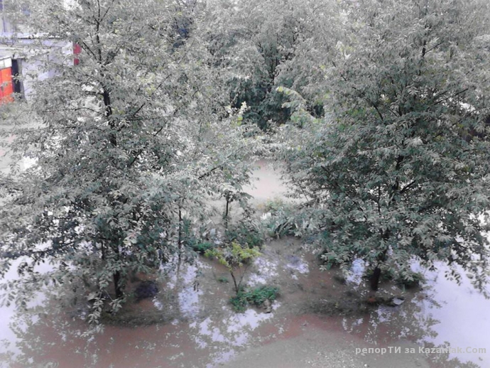 Улица ”Тракия” 5 е винаги така след порой!